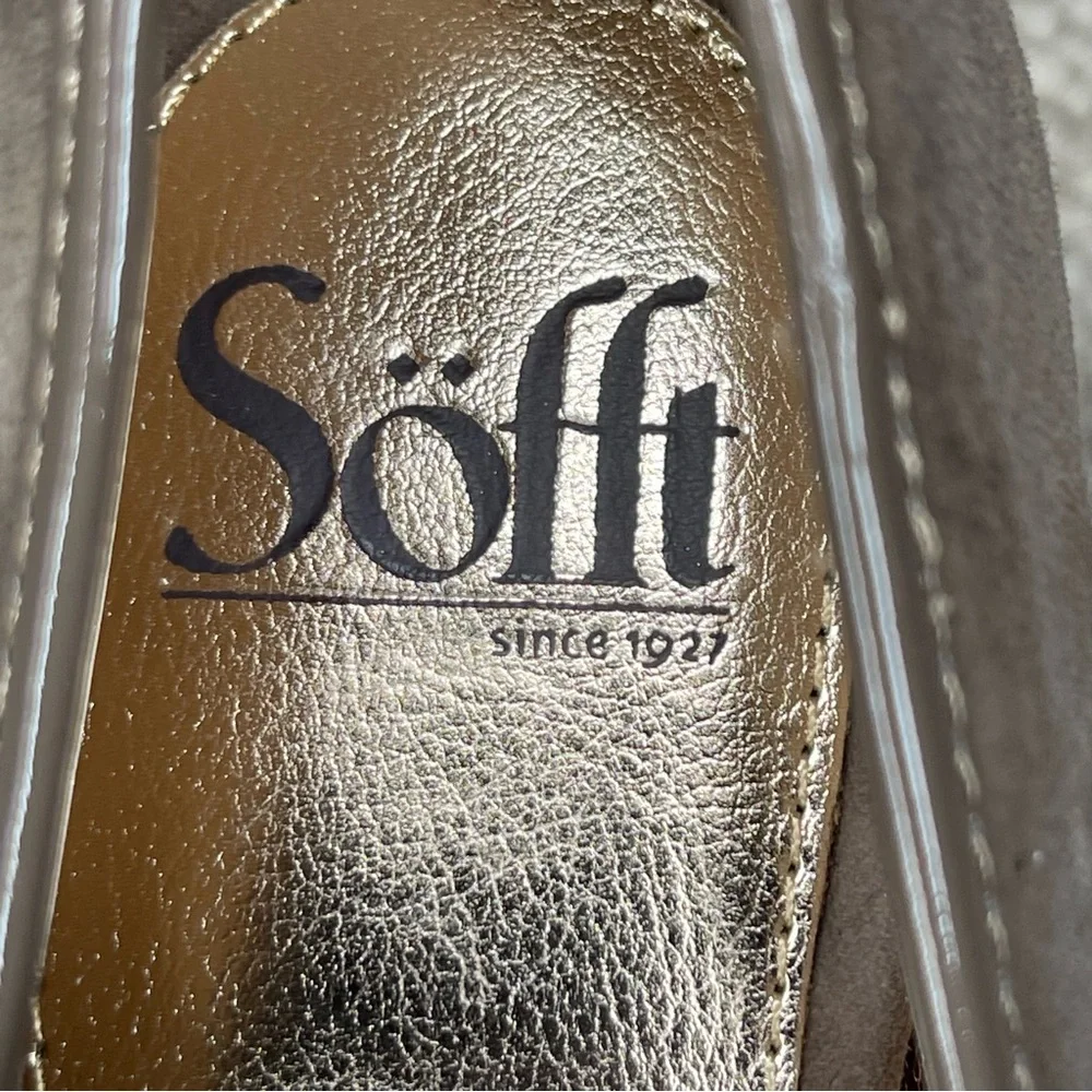 Sofft suede leather heels